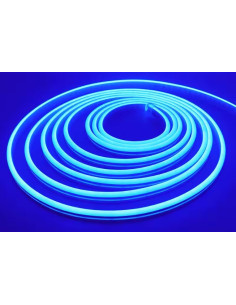 5m x NEON FLEX LED juosta 6x12 - 24V - Mėlyna - 1cm CUT 2