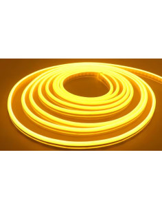 5m x NEON FLEX LED juosta 6x12 - 24V - Lemon Yellow - 1cm CUT 2