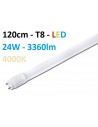 120cm - T8 LED lempa - 24W - 3360lm - 4000K