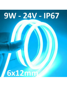 LED juosta NEON FLEX 24V - Mėlyna - IP67-(turkis)