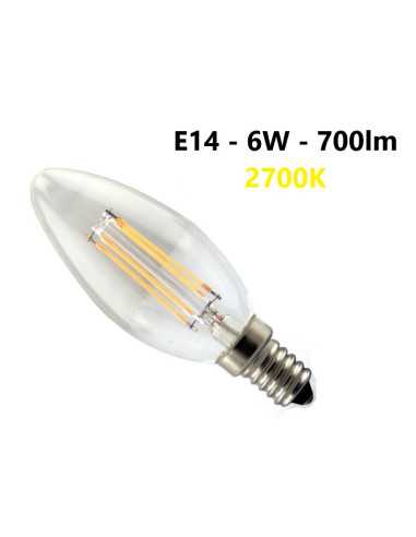 LED lemputė E14 - 6W - 700lm  Ø 35mm