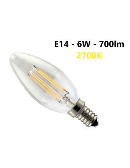 LED lemputė E14 - 6W - 700lm  Ø 35mm