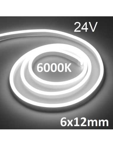 LED juosta NEON FLEX 24V - 6000K - IP67