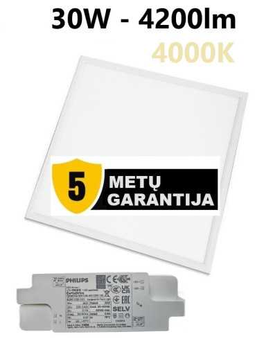 LED panelė armstrong luboms - 30W - 4200lm - 4000K - Garantija 5 metai