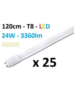 Dėžė x T8 LED lempa 120cm - 24W - 3360lm - 4000K