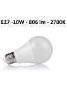 LED lemputė E27 - 10W - 2700K