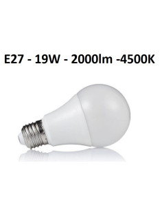 E27 - 19W - 2000lm - 4500K LED lemputė