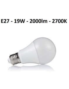 E27 - 19W - 2000lm - 2700K LED lemputė