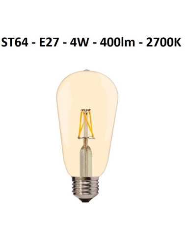 LED lemputė E27 - 4W - 400lm - ST64
