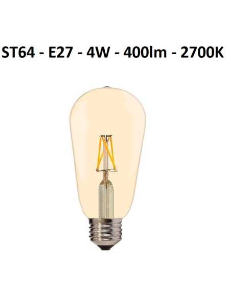 LED lemputė E27 - 4W - 400lm - ST64