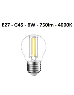 LED lemputė E27 - 6W - 750lm - 4000K