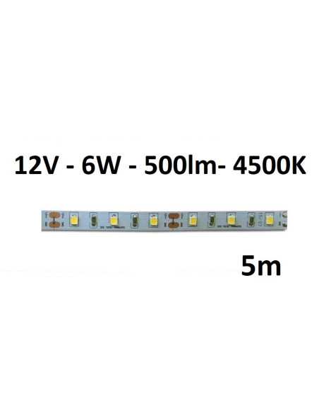 5 x LED juosta Profi - 6W - 12V - 4500K