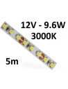 LED juosta 12V - 9.6W - 3000K - IP20 - 5 metrai