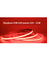 Raudona COB LED juosta 12V - 11W