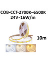 10m COB-CCT 2700K–6500K LED juosta 24V – 16W