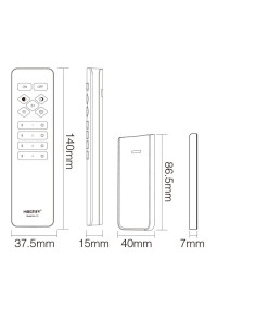 Pultelis iki 4 zonų vienos spalvos LED valdymui C1-white 2