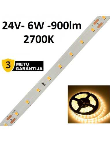 LED juosta Profi - 6W - 24V - 2700K