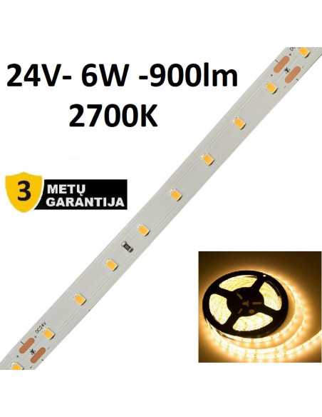 LED juosta Profi - 6W - 24V - 2700K