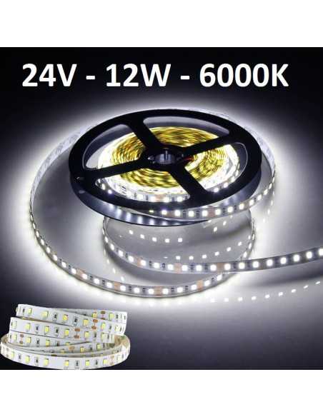 LED juosta Premium 24V - 12W - 6000K - IP20