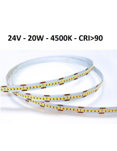 24V LED juosta - 20W - 4500K -180LED - CRI90