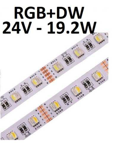 RGB+DW - 24V - 19.2W - IP20