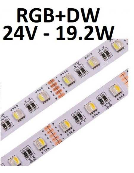 RGB+DW - 24V - 19.2W - IP20