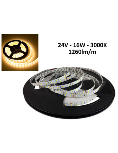16W - 24V - IP20 - LED juosta - 3000K