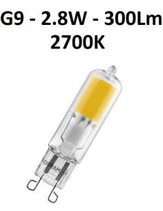 OSRAM G9 LED Lemputė 2.8W - 300lm - 2700K