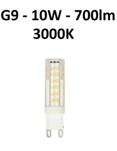 G9 LED Lemputė 10W - 700lm - šiltai balta