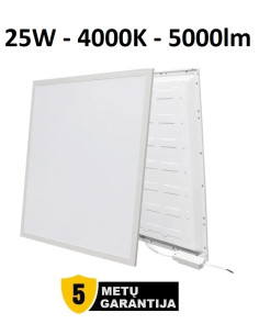 LED panel armstrong luboms 60x60cm - 25W - 5000lm - 4000K