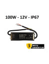 Profesionalus LED maitinimo šaltinis  12V - 100W - IP67