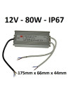 80W - 12V - LED maitinimo šaltinis IP67
