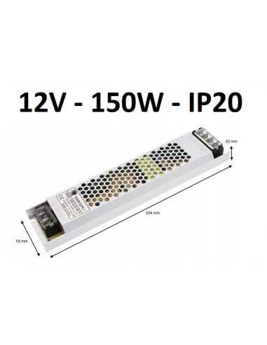 LED maitinimo šaltinis 12V - 150W - IP20