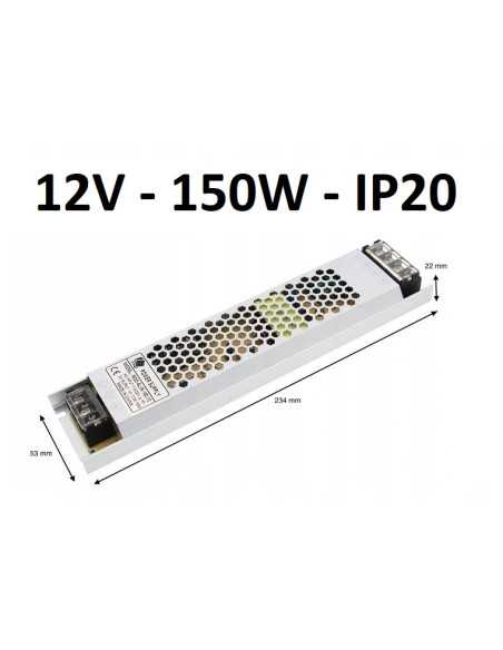 LED maitinimo šaltinis 12V - 150W - IP20