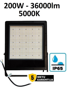 LED prožektorius 200W - 36000lm GARANTIJA - 5 metai - IP65