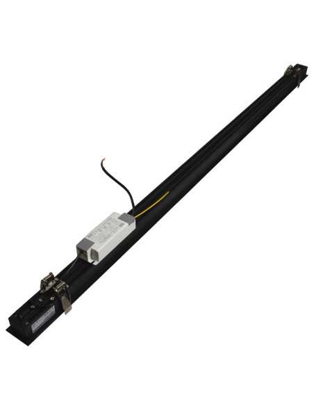 Į gipsą įleidžiamas LED šviestuvas į lubas 120cm - 42W - 3780lm - 3000K - juodas