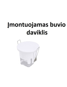 Įmontuojamas buvio daviklis