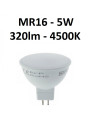 MR16 - 12V - 5W -4500K