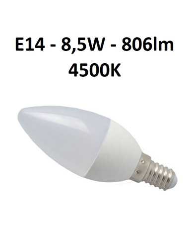 E14 - 8W - 4500K LED lemputė