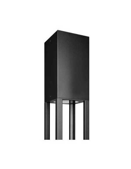 LED lauko šviestuvas Polin 250cm - E27 - Juodas - internetu | Luxon.lt