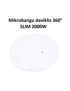 Primontuojamas plonas mikrobangu daviklis 360° SLIM 2000W