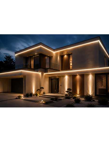 50m 220V COB LED juosta - 10W - 4000K - IP67 -white head internetu | Luxon.lt