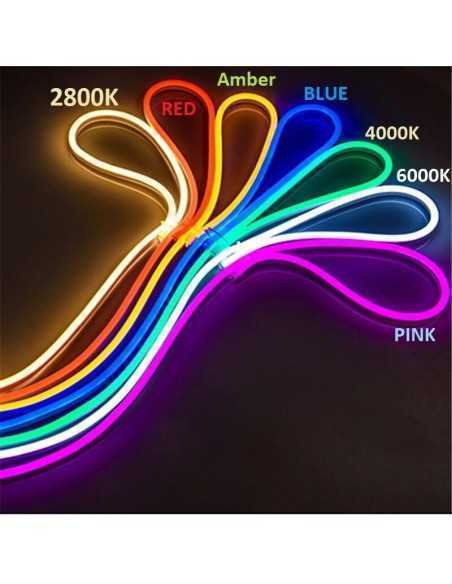 LED juosta NEON FLEX 24V - Raudona - IP67