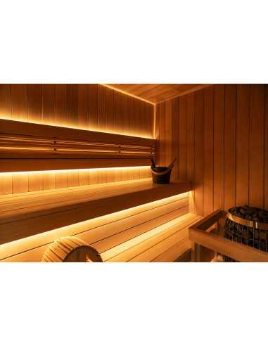COB LED juosta 10W - 24V - 2700K - IP68 - 10 metrų internetu | Luxon.lt