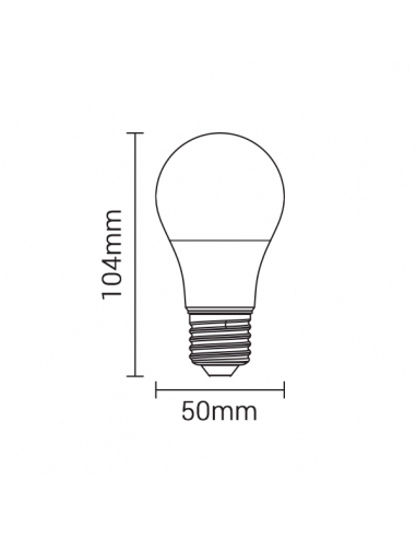 E27 - 7W - 560lm