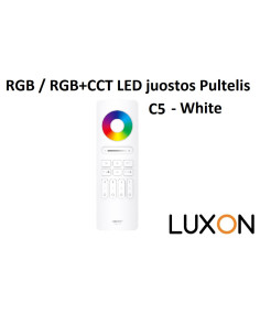 RGB - RGB+CCT LED juostos Pultelis C5 - White