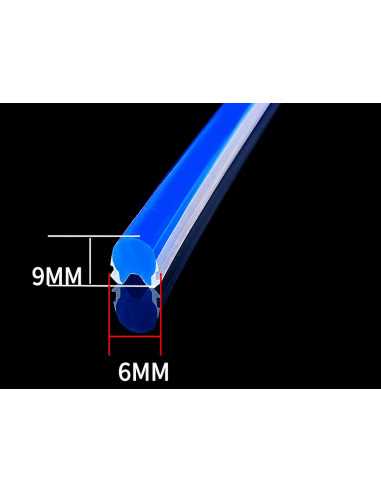 Silikoninis  uždengimas LED juostelėi BLUE