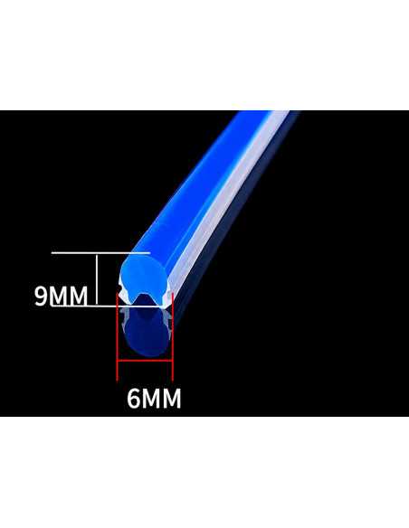Silikoninis  uždengimas LED juostelėi BLUE