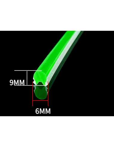 Silikoninis  uždengimas LED juostelėi GREEN