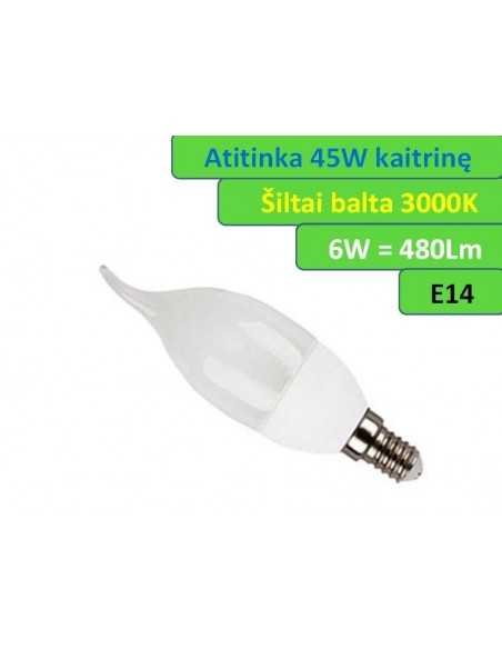 E14 - 6W - 480lm LED lemputė